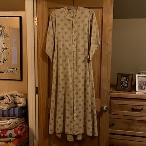 Victorian calico dress xs